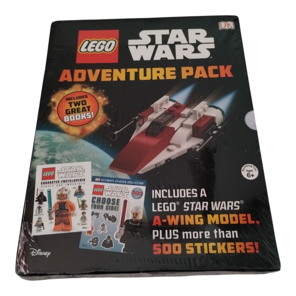 Lego Star Wars Adventure Pack A-Wing Model 2 Books Stickers Toy‎ Kids Disney